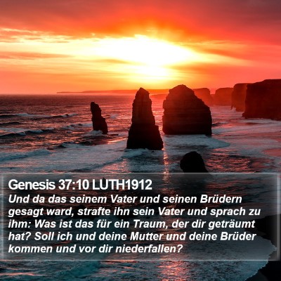 Genesis 37:10 LUTH1912 Bible Verse Image
