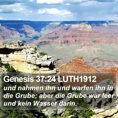 Genesis 37:24 LUTH1912 Bible Verse Image