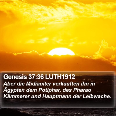 Genesis 37:36 LUTH1912 Bible Verse Image