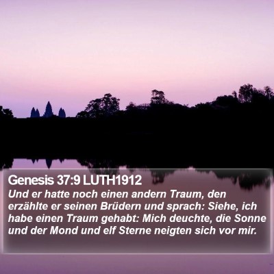 Genesis 37:9 LUTH1912 Bible Verse Image