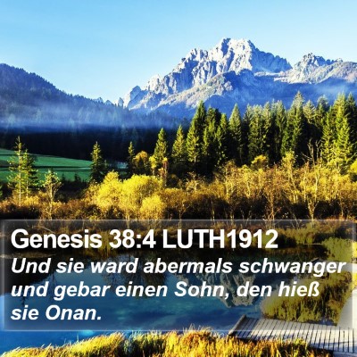 Genesis 38:4 LUTH1912 Bible Verse Image