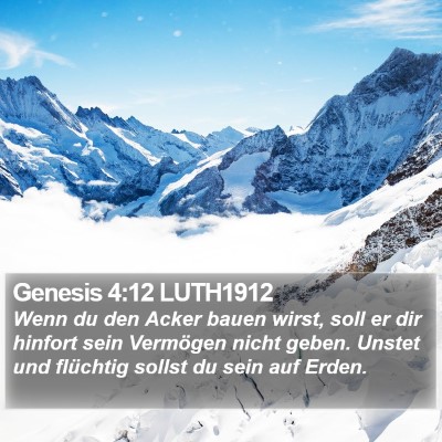 Genesis 4:12 LUTH1912 Bible Verse Image