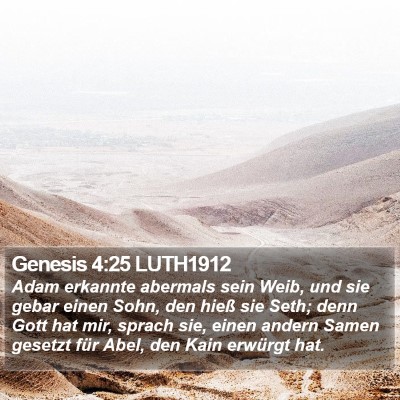 Genesis 4:25 LUTH1912 Bible Verse Image
