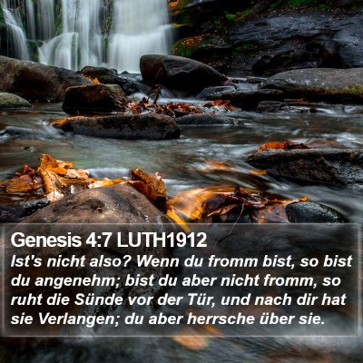 Genesis 4:7 LUTH1912 Bible Verse Image