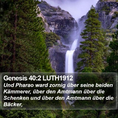 Genesis 40:2 LUTH1912 Bible Verse Image