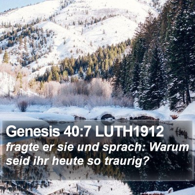 Genesis 40:7 LUTH1912 Bible Verse Image