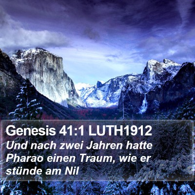 Genesis 41:1 LUTH1912 Bible Verse Image