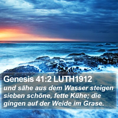 Genesis 41:2 LUTH1912 Bible Verse Image