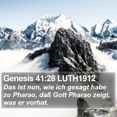 Genesis 41:28 LUTH1912 Bible Verse Image