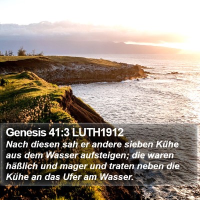 Genesis 41:3 LUTH1912 Bible Verse Image