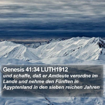Genesis 41:34 LUTH1912 Bible Verse Image