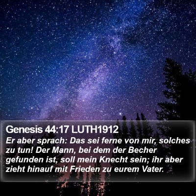 Genesis 44:17 LUTH1912 Bible Verse Image