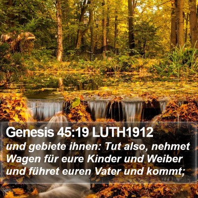Genesis 45:19 LUTH1912 Bible Verse Image