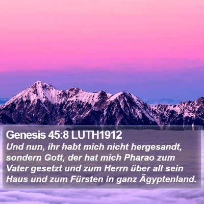 Genesis 45:8 LUTH1912 Bible Verse Image