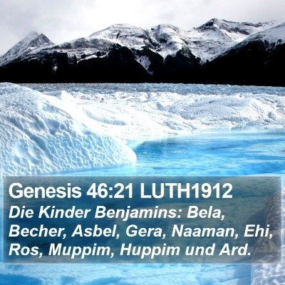Genesis 46:21 LUTH1912 Bible Verse Image