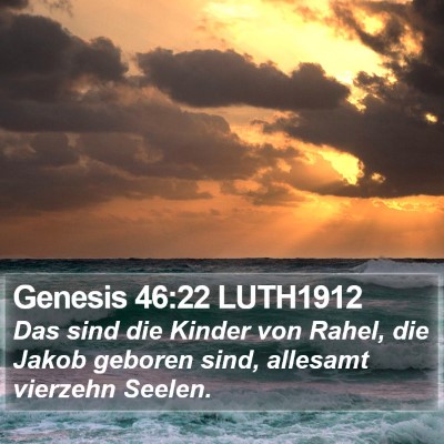 Genesis 46:22 LUTH1912 Bible Verse Image