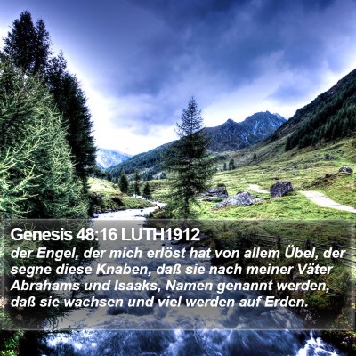 Genesis 48:16 LUTH1912 Bible Verse Image