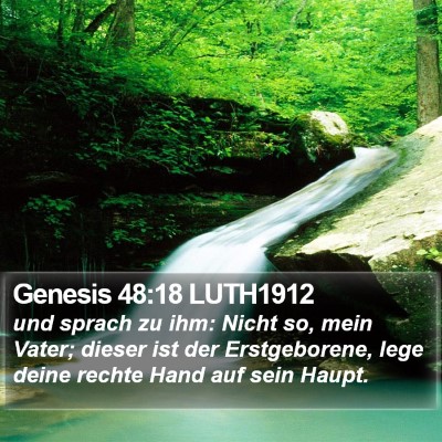 Genesis 48:18 LUTH1912 Bible Verse Image