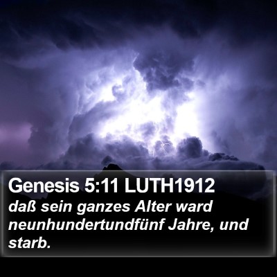 Genesis 5:11 LUTH1912 Bible Verse Image