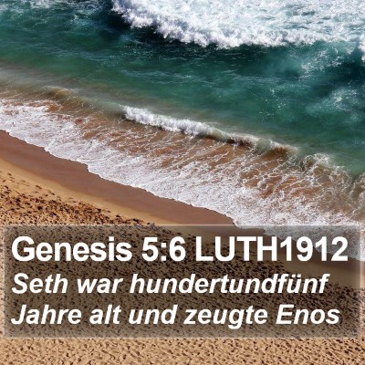 Genesis 5:6 LUTH1912 Bible Verse Image