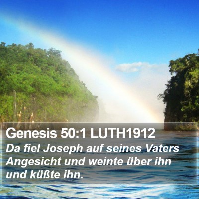 Genesis 50:1 LUTH1912 Bible Verse Image