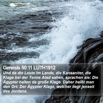 Genesis 50:11 LUTH1912 Bible Verse Image