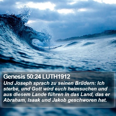 Genesis 50:24 LUTH1912 Bible Verse Image