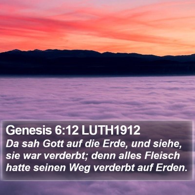 Genesis 6:12 LUTH1912 Bible Verse Image