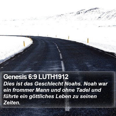Genesis 6:9 LUTH1912 Bible Verse Image