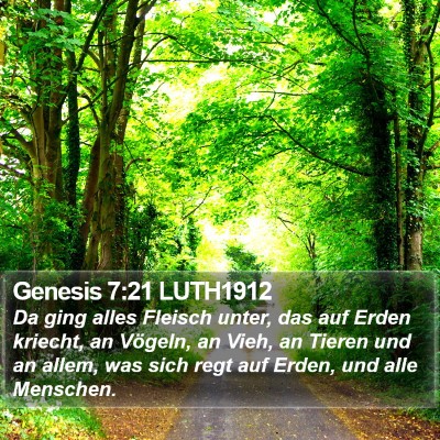 Genesis 7:21 LUTH1912 Bible Verse Image