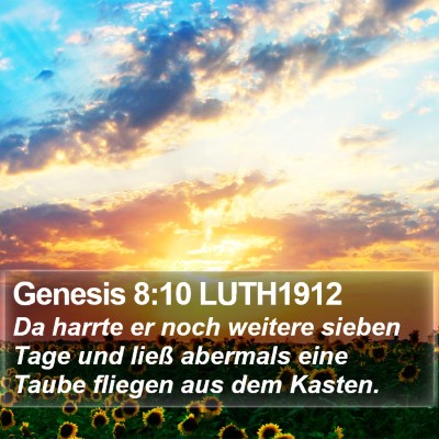 Genesis 8:10 LUTH1912 Bible Verse Image