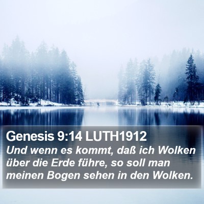 Genesis 9:14 LUTH1912 Bible Verse Image