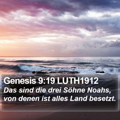 Genesis 9:19 LUTH1912 Bible Verse Image