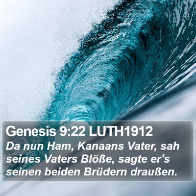 Genesis 9:22 LUTH1912 Bible Verse Image