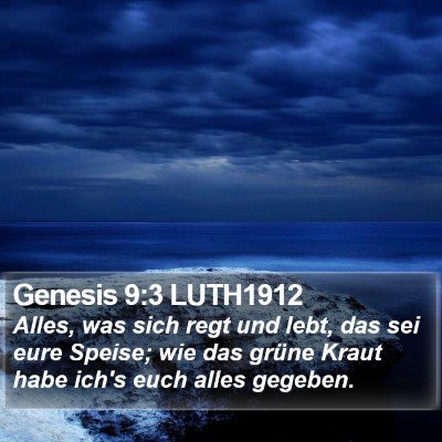 Genesis 9:3 LUTH1912 Bible Verse Image
