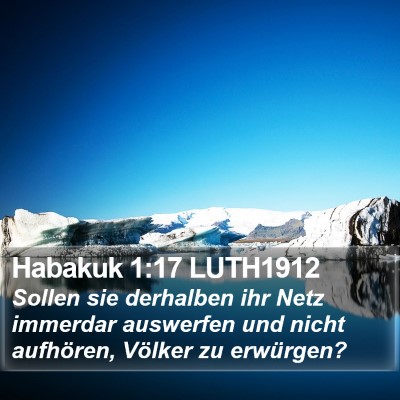 Habakuk 1:17 LUTH1912 Bible Verse Image