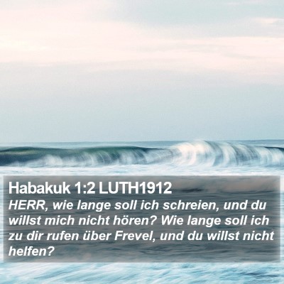 Habakuk 1:2 LUTH1912 Bible Verse Image