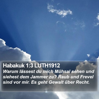 Habakuk 1:3 LUTH1912 Bible Verse Image