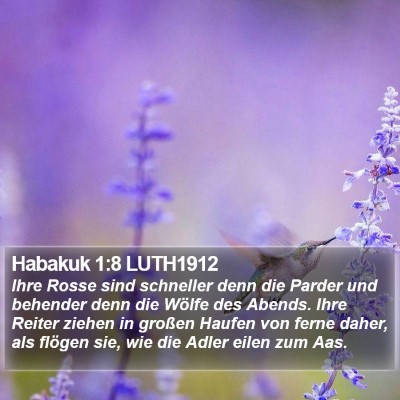 Habakuk 1:8 LUTH1912 Bible Verse Image