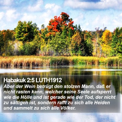 Habakuk 2:5 LUTH1912 Bible Verse Image