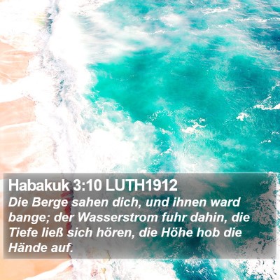 Habakuk 3:10 LUTH1912 Bible Verse Image