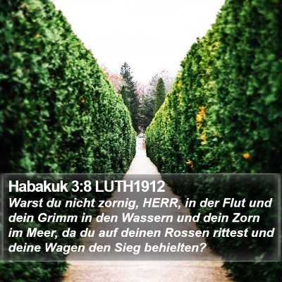 Habakuk 3:8 LUTH1912 Bible Verse Image