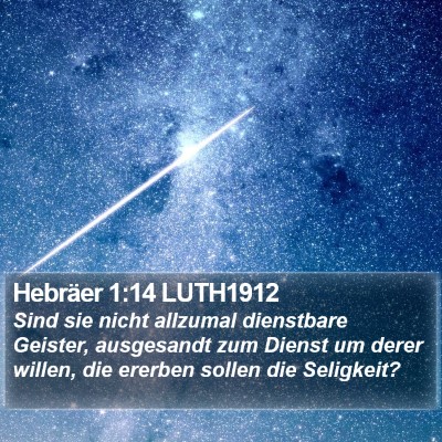 Hebräer 1:14 LUTH1912 Bible Verse Image