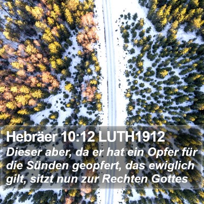Hebräer 10:12 LUTH1912 Bible Verse Image