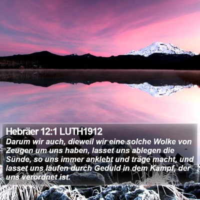 Hebräer 12:1 LUTH1912 Bible Verse Image