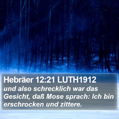 Hebräer 12:21 LUTH1912 Bible Verse Image