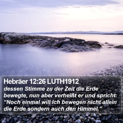 Hebräer 12:26 LUTH1912 Bible Verse Image
