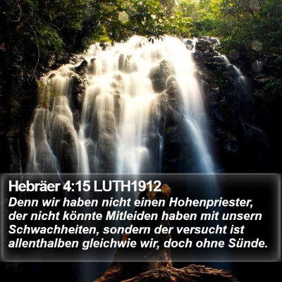 Hebräer 4:15 LUTH1912 Bible Verse Image