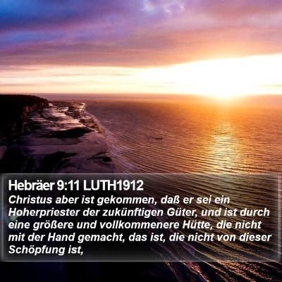 Hebräer 9:11 LUTH1912 Bible Verse Image