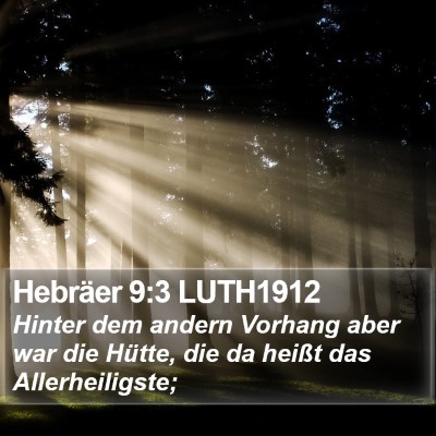 Hebräer 9:3 LUTH1912 Bible Verse Image